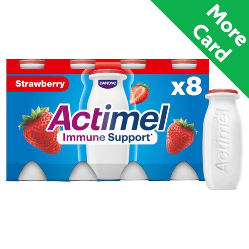 Actimel Strawberry Yogurt Drinks