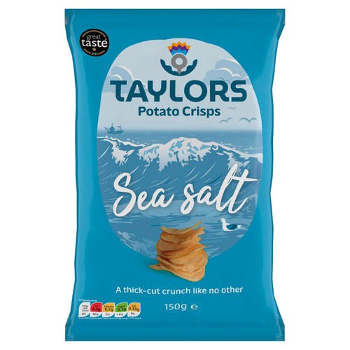 Taylors of Harrogate Sea Salt Flavour Potato Crisps