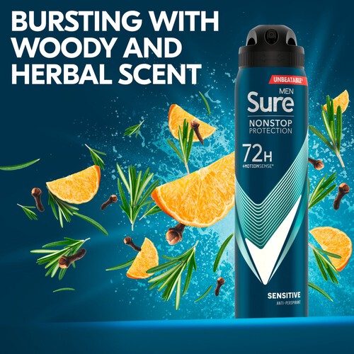 Sure Men Anti-perspirant Deodorant Non stop Sensitive