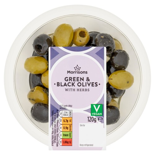 Morrisons Black & Green Olives