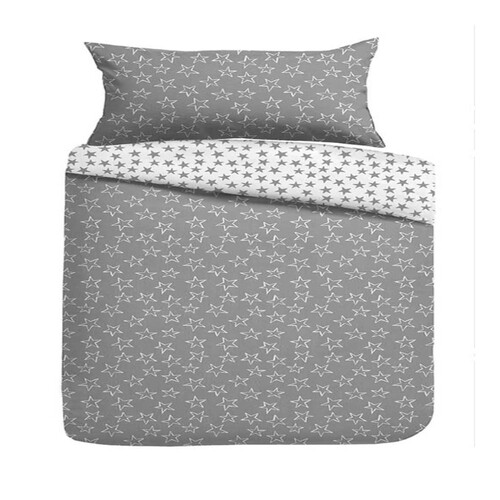 Nutmeg Home Easy Care Starry Duvet Set Single