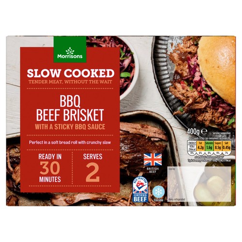 Morrisons slow cooked beef brisket with a sticky bbq sauce