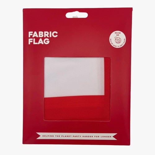 Morrisons Red & White Large Flag
