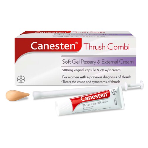 Canesten Thrush Combi Soft Gel Pessary & External Cream