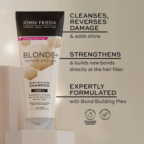 John Frieda Blonde+ Repair System Bond Building Shampoo 