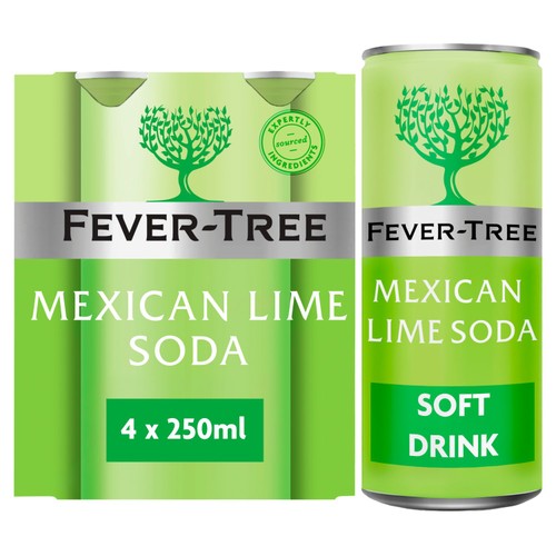 Fever-Tree Mexican Lime Soda 4x250ml
