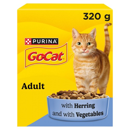 Go-Cat Herring And Vegetable Dry Cat Food 320G
