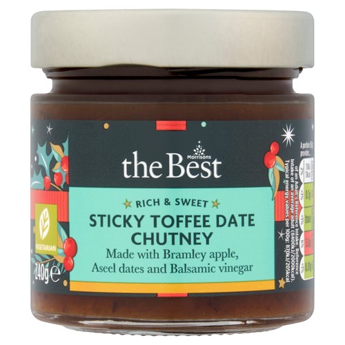Morrisons The Best Sticky Toffee Date Chutney 240g