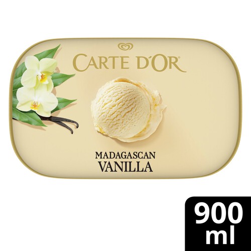 Carte D'or Madagascan Vanilla Ice Cream Tub