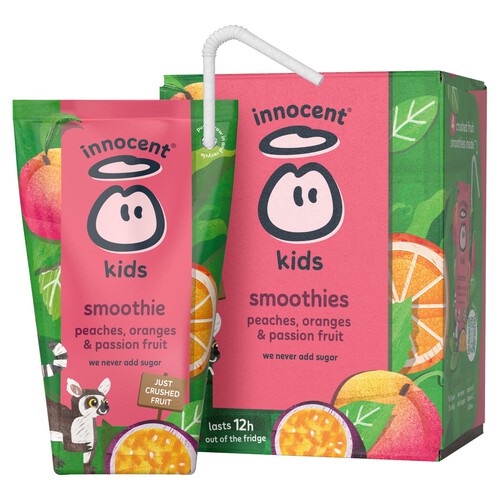 Innocent Kids Smoothies Peaches, Passion Fruits & Oranges