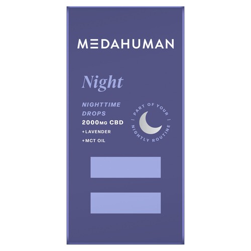 MEDAHUMAN Night Time CBD Drops 