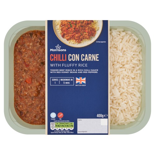 Morrisons Tex Mex Chilli Con Carne & Rice