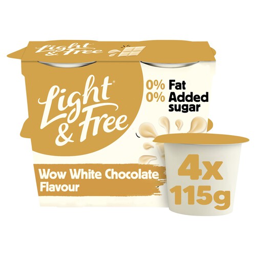 Light & Free Greek Style Yogurt White Chocolate Flavour