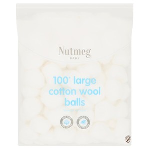 Nutmeg Large Cotton Wool Balls