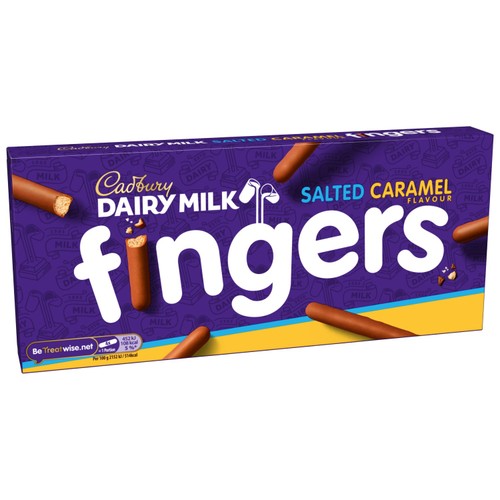 Cadbury Dairy Milk Fingers Salted Caramel Flavour Biscuits