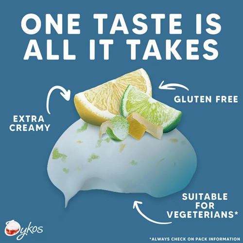 Oykos Lemon & Lime Luxury Greek Style Yoghurt Dessert 4x110g