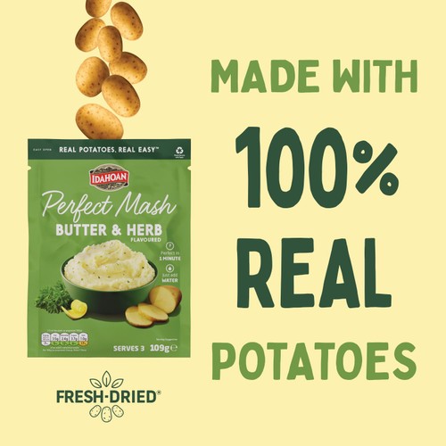 Idahoan Perfect Mash Butter & Herb (109g)
