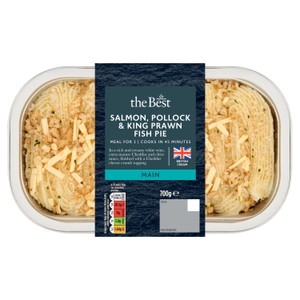 Morrisons The Best Salmon Smoked Haddock & King Prawn Fish Pie