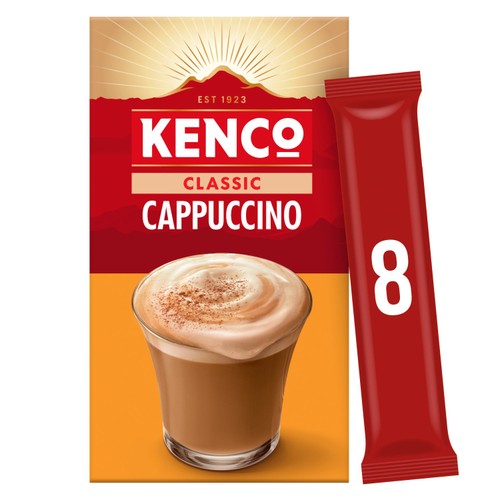 Kenco Cappuccino Instant Coffee Sachets - Morrisons Online