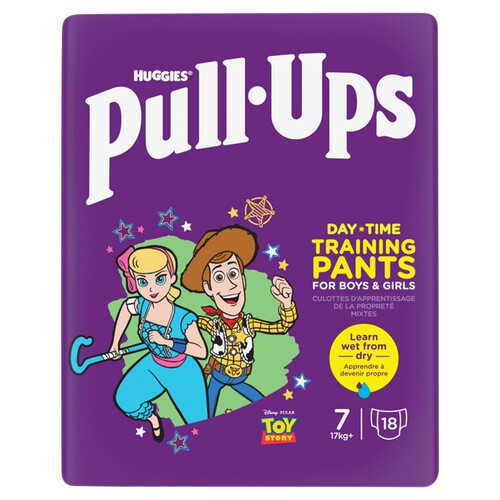 Huggies Pull-Ups Unisex Day Time Training Nappy Pants, Size 7