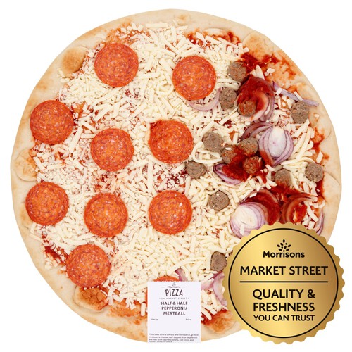 Market Street Half & Half 14 Pepperoni X Meatball Marinara Pizza