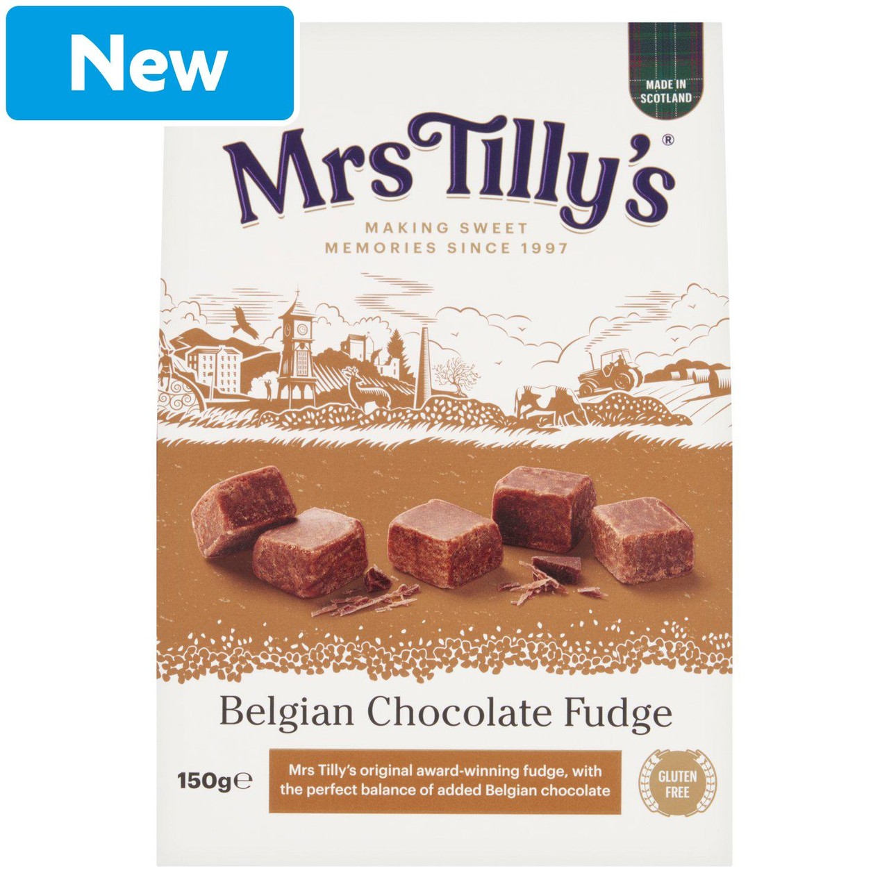 Mrs Tilly's Belgian Chocolate Fudge