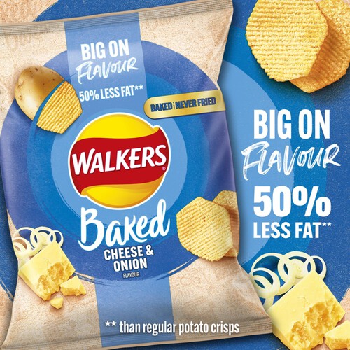 Walkers Cheese & Onion Crisps