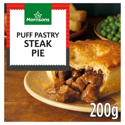 Morrisons Puff Pastry Steak Pie 