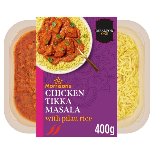 Morrisons Chicken Tikka Masala & Rice 