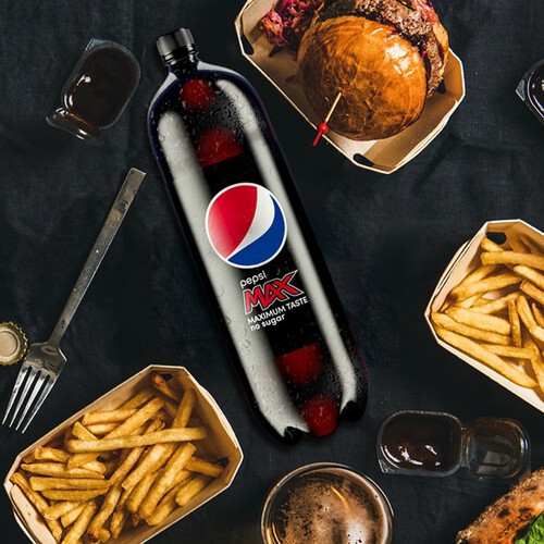 Pepsi Max No Sugar Cola Bottle