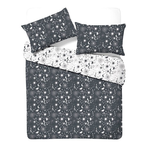 Nutmeg Home Easy Care Constellation Duvet Set King