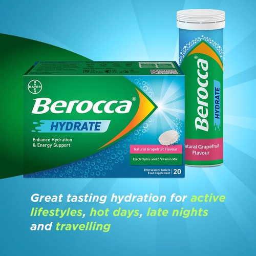 Berocca Hydrate Grapefruit 20 Pack