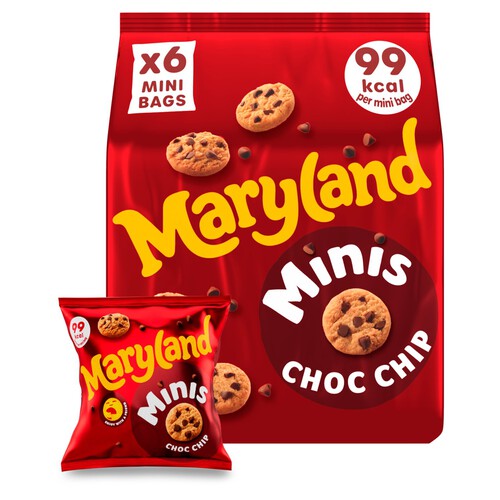 Maryland Cookies Minis Chocolate Chip 6 Pack