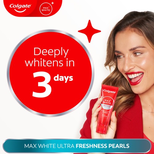 Colgate Max White Ultra Fresh Pearls Whitening Toothpaste 75ml