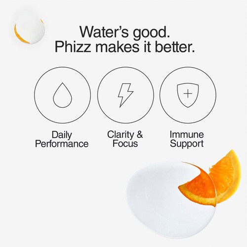 Phizz Orange 3in1 Hydration Electrolytes And Vitamins Effervescent 20s