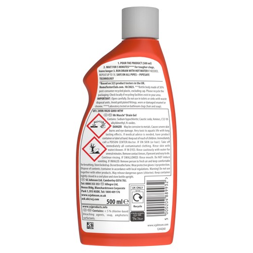 Mr Muscle Drain Gel