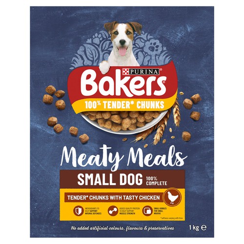 Bakers Meaty Meals Small Dog Chicken Dry Dog Food