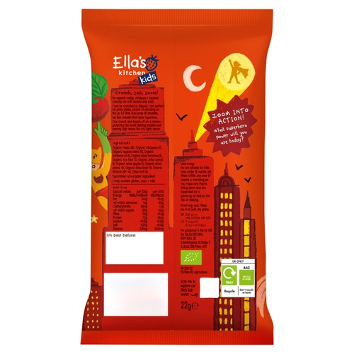 Ella's Kitchen Organic Chickpea Tomato Basil Stix