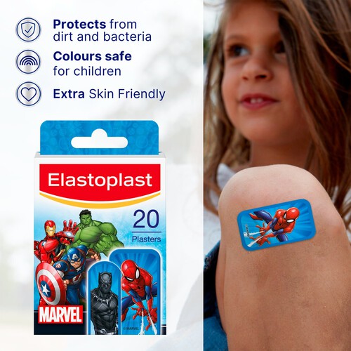 Elastoplast Marvel Kids Assorted Plasters 