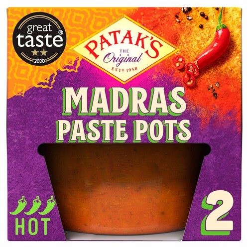 Patak's Madras  Paste Pots