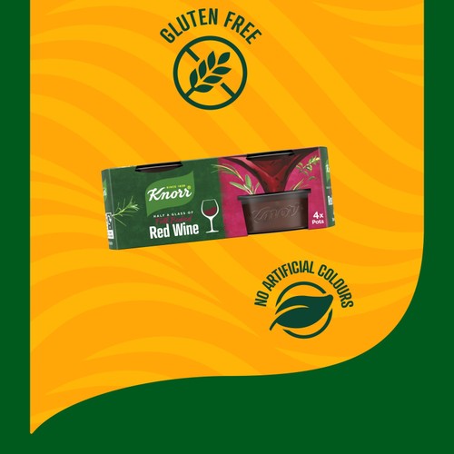 Knorr Red Wine Stock Pot 4 Pack
