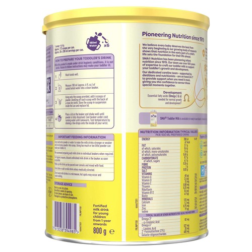 SMA Toddler Milk Powder 1-3 Years 800g