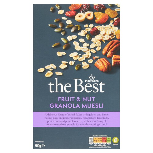 Morrisons The Best Muesli, Granola  Fruit & Nut