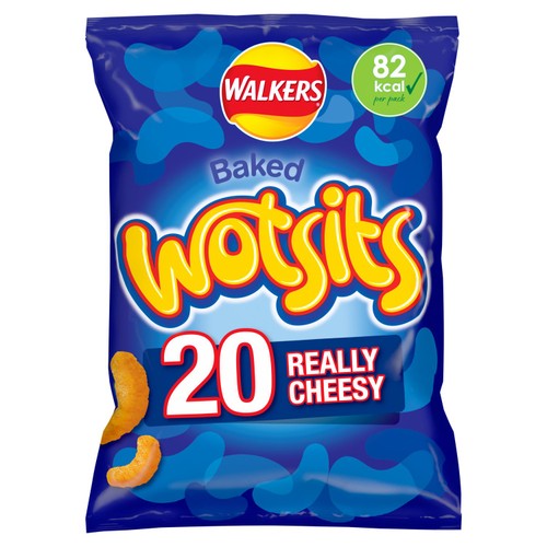 Walkers Wotsits Really Cheesy Multipack Snacks Crisps 