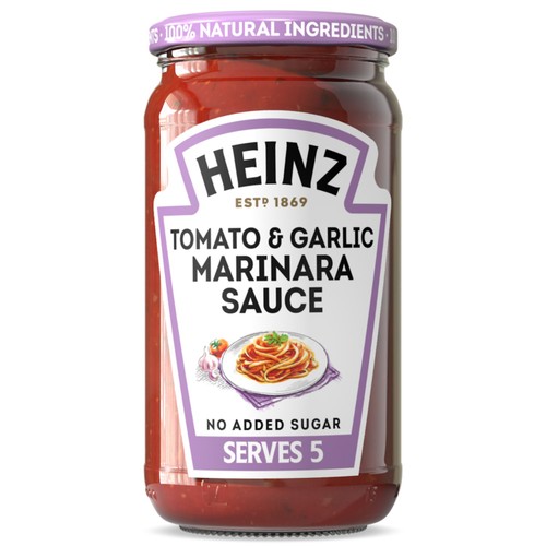 Heinz Tomato And Garlic Marinara Pasta Sauce 490g