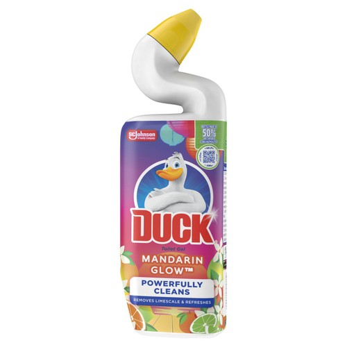 Duck Deep Action Toilet Cleaner Liquid Mandarin Glow