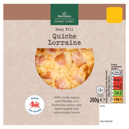 Market Street Deli Quiche Lorraine