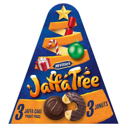 McVitie's Jaffa Christmas Tree Original Biscuits 9 Cakes 3 Jonuts 