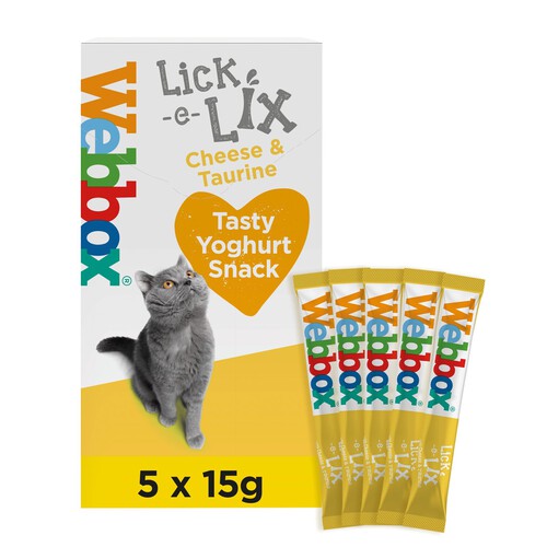 Webbox Lick-E-Lix Yoghurt With Cheese & Taurine