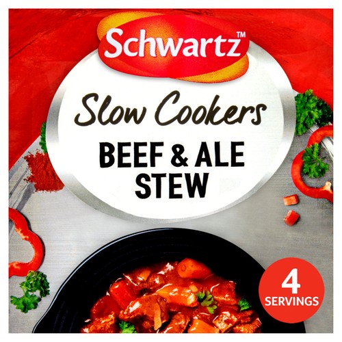 Schwartz Slow Cookers Beef & Ale Stew Recipe Mix